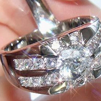 Lab Created Diamond Ring #1001