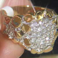 Lab Created Diamond Ring #1007