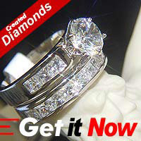 Lab Created Diamond Ring #104