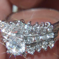 Lab Created Diamond Ring #105