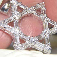 Lab Created Diamond Pendent #106
