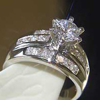 Lab Created Diamond Ring #108