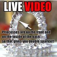 Lab Created Diamond Earrings # 13