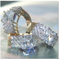 Lab Created Diamond Ring #17