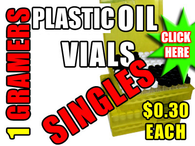 1 gram Plastic Vials