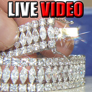 Lab Created Diamond Bracelet #22