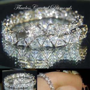 Lab Created Diamond Bracelet #36