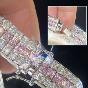 Lab Created Diamond Bracelet #48