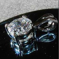 Lab Created Diamond Pendent #7