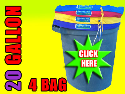 Bubblebags 20 Gallon 4 Bag