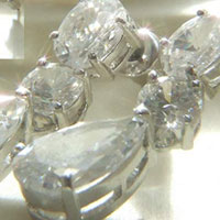 Lab Created Diamond Earrings # 15