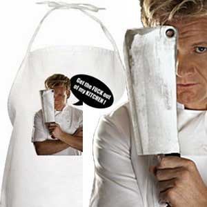Gordon Ramsay Kitchen Nightmares Cooking Apron