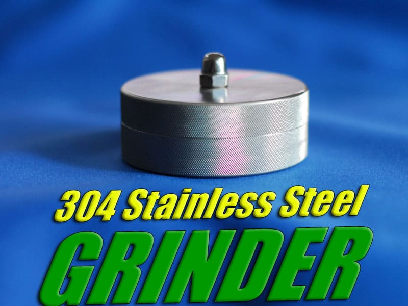 Boomers 100% 304L Stainless Steel Weed Grinder Tobacco Herb
