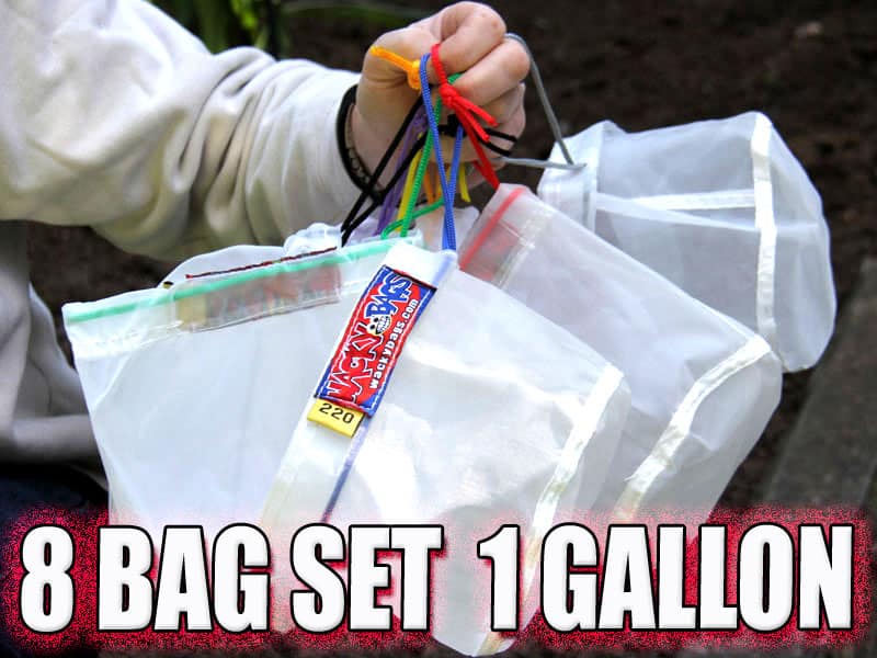 G-LEAF Bubble Bags 5 Gallon 3 Bag Set Hash Bag Kit With 25 Micron