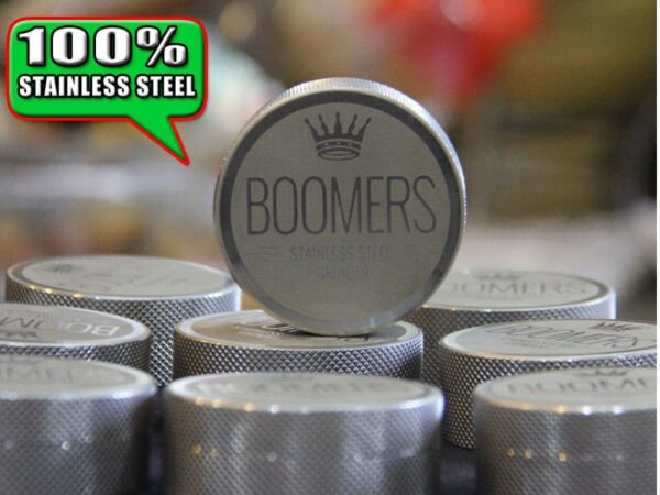 Boomers Stainless Steel Weed Grinder