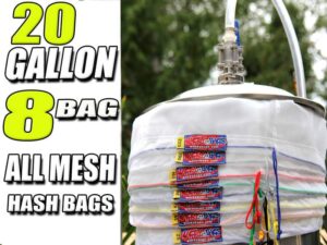 ALL MESH BUBBLE BAGS: 32-30-20 GALLON - 8 BAG SET