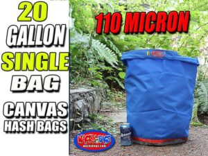 20 Gallon - 110 Micron Canvas Bubble Hash Filter Bag - Clearance