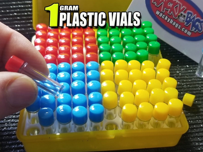 Oil Vials, 1 ML Plastic Hash Oil Vials
