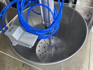 A 55-gallon stainless steel ArcticPlunge Complete Bubble Hash Washing System for efficient and high-quality hash production.