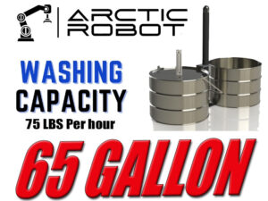 Arctic Robot Bubble Hash Washing Robot, 65 Gallon model.